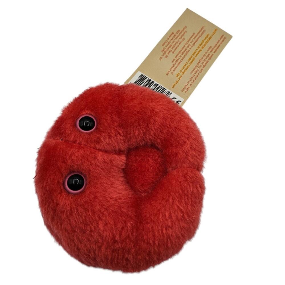 New Giant Microbes Red Blood Cell Plush 5" by Drew Oliver New with Tag